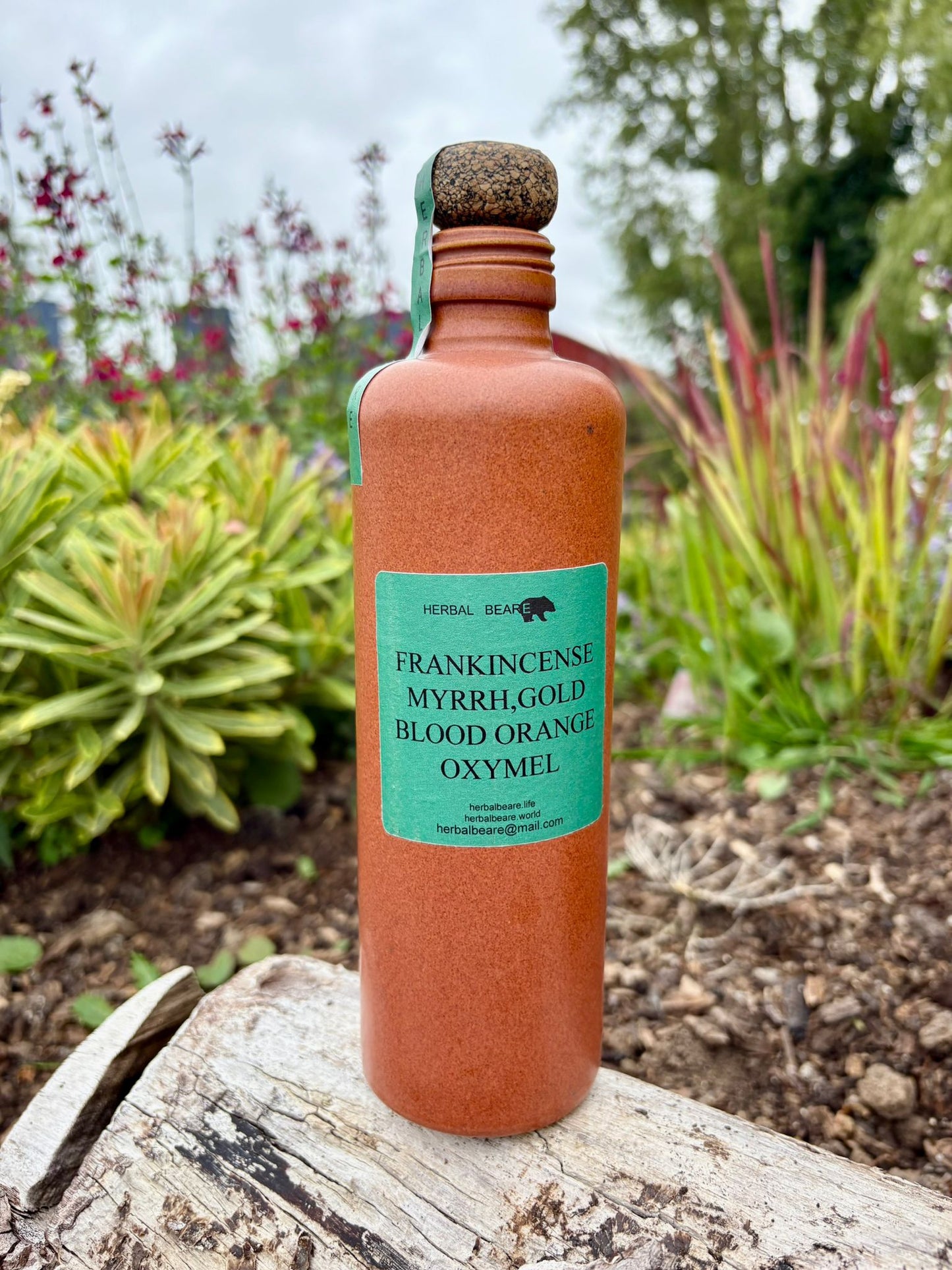 Blood Orange and Frankincense Oxymel