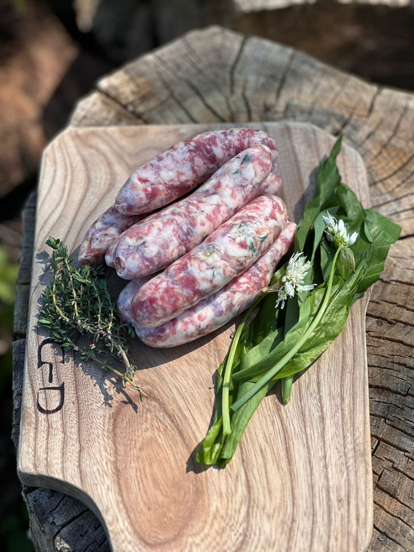 Wild Garlic and Mangalitza Sausages