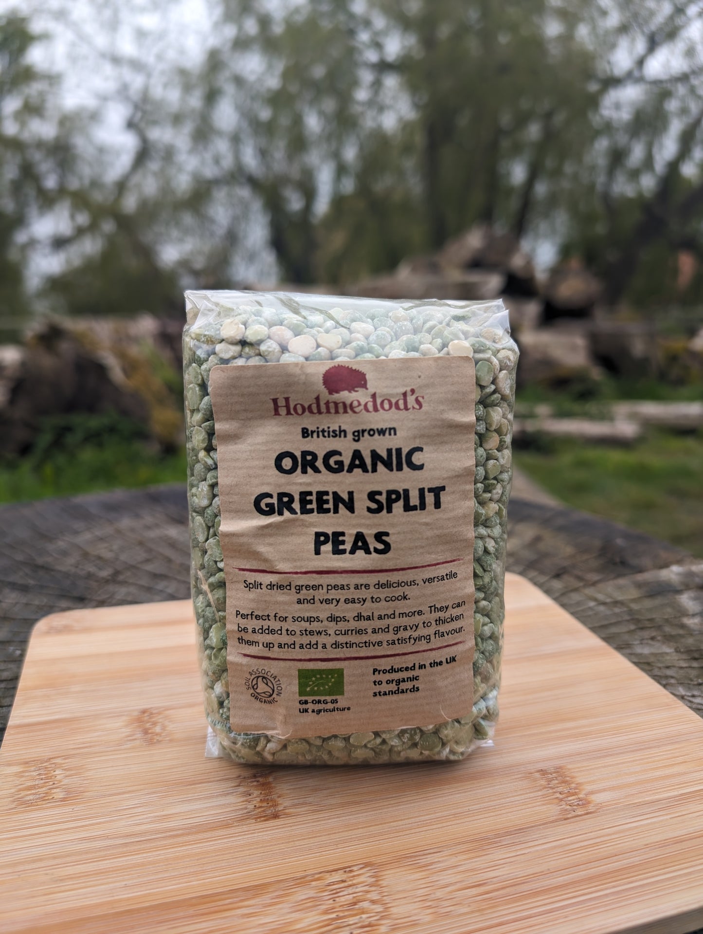 Hodmedod's British Grown Organic Green Split Green Peas