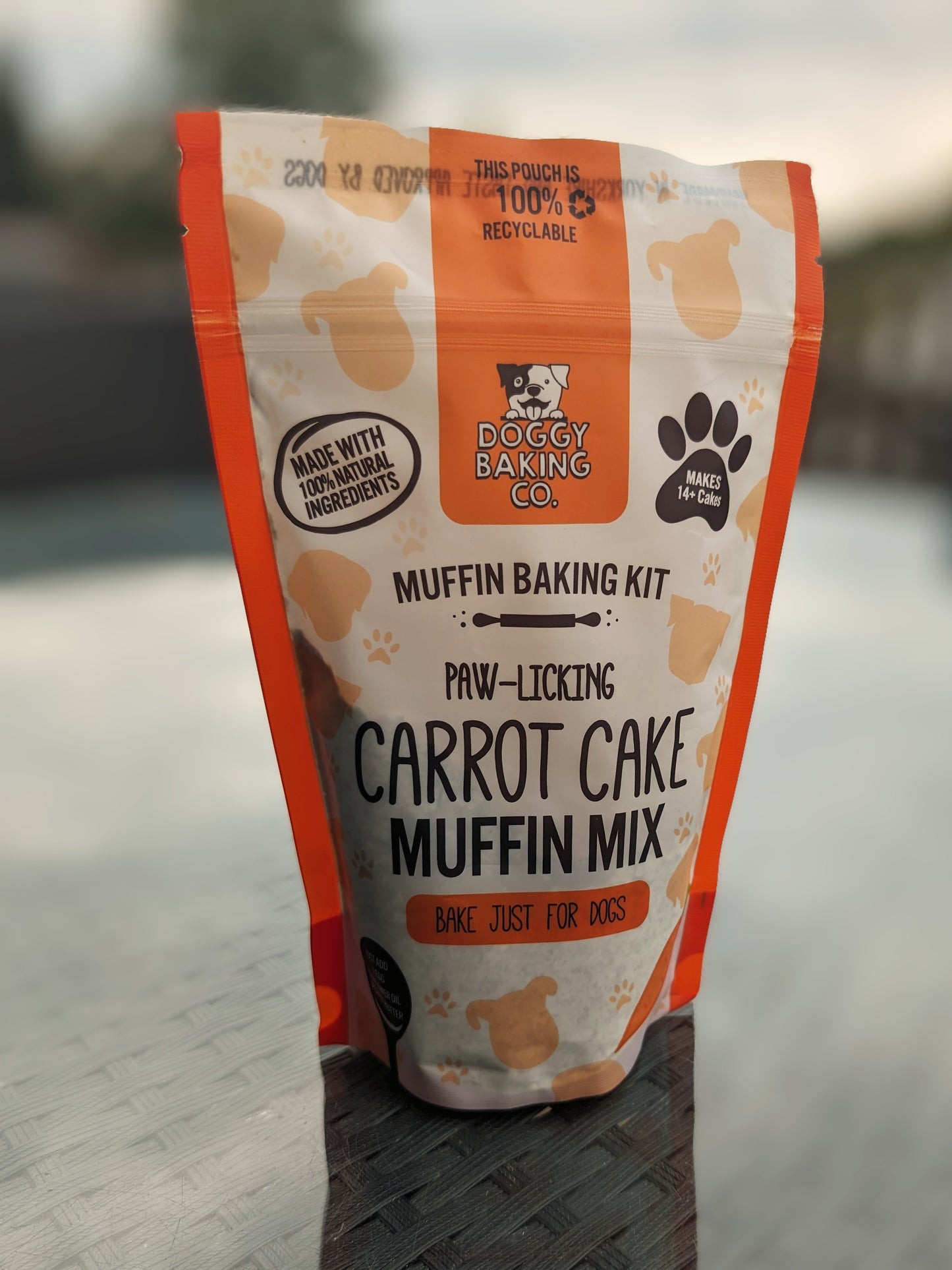 Doggy Baking Co. Carrot Cake Muffin Mix Just For Dogs