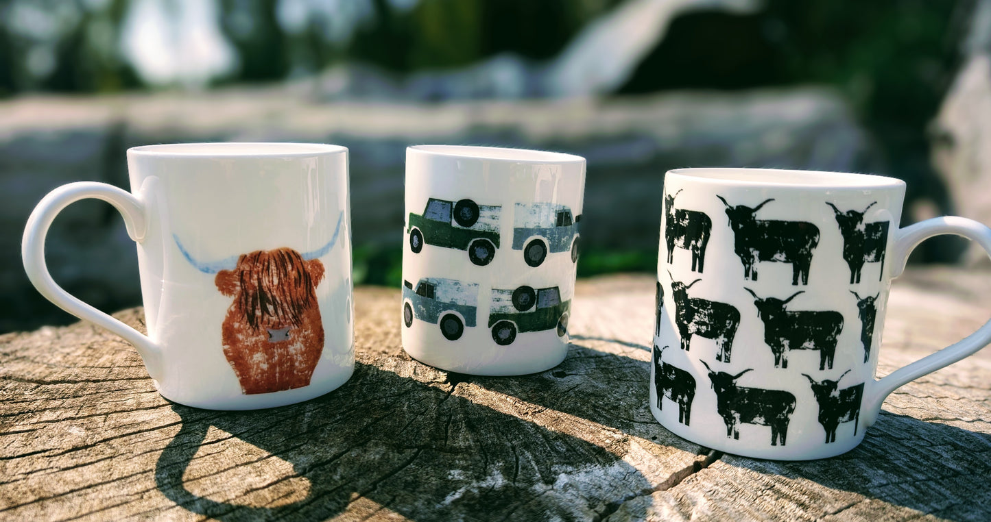 Farm Print China Mug