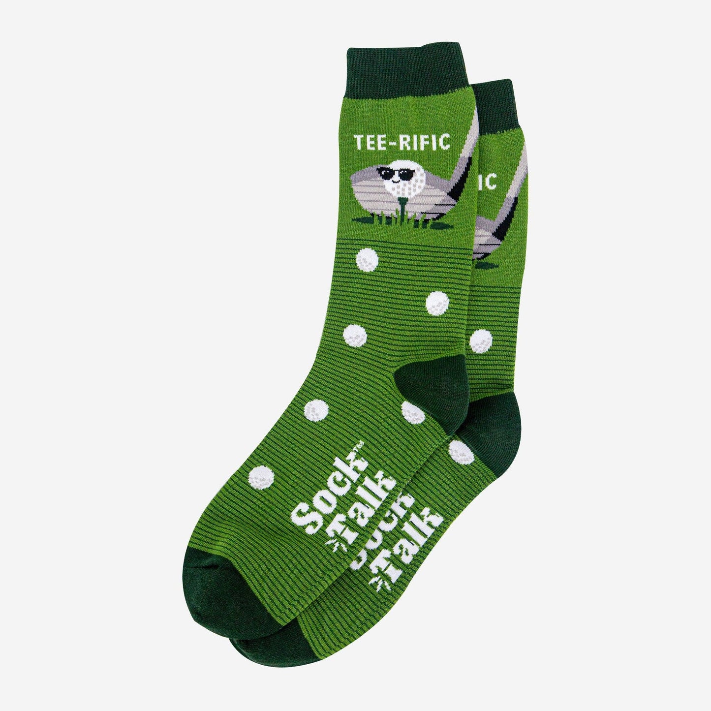 Sock Talk Green Teerific Golf Socks