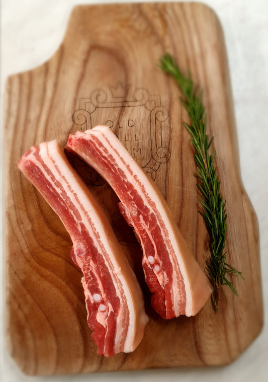 Rare Breed Pork Belly Slices