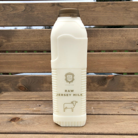 24L Raw Full Fat Jersey Milk including postage and packing