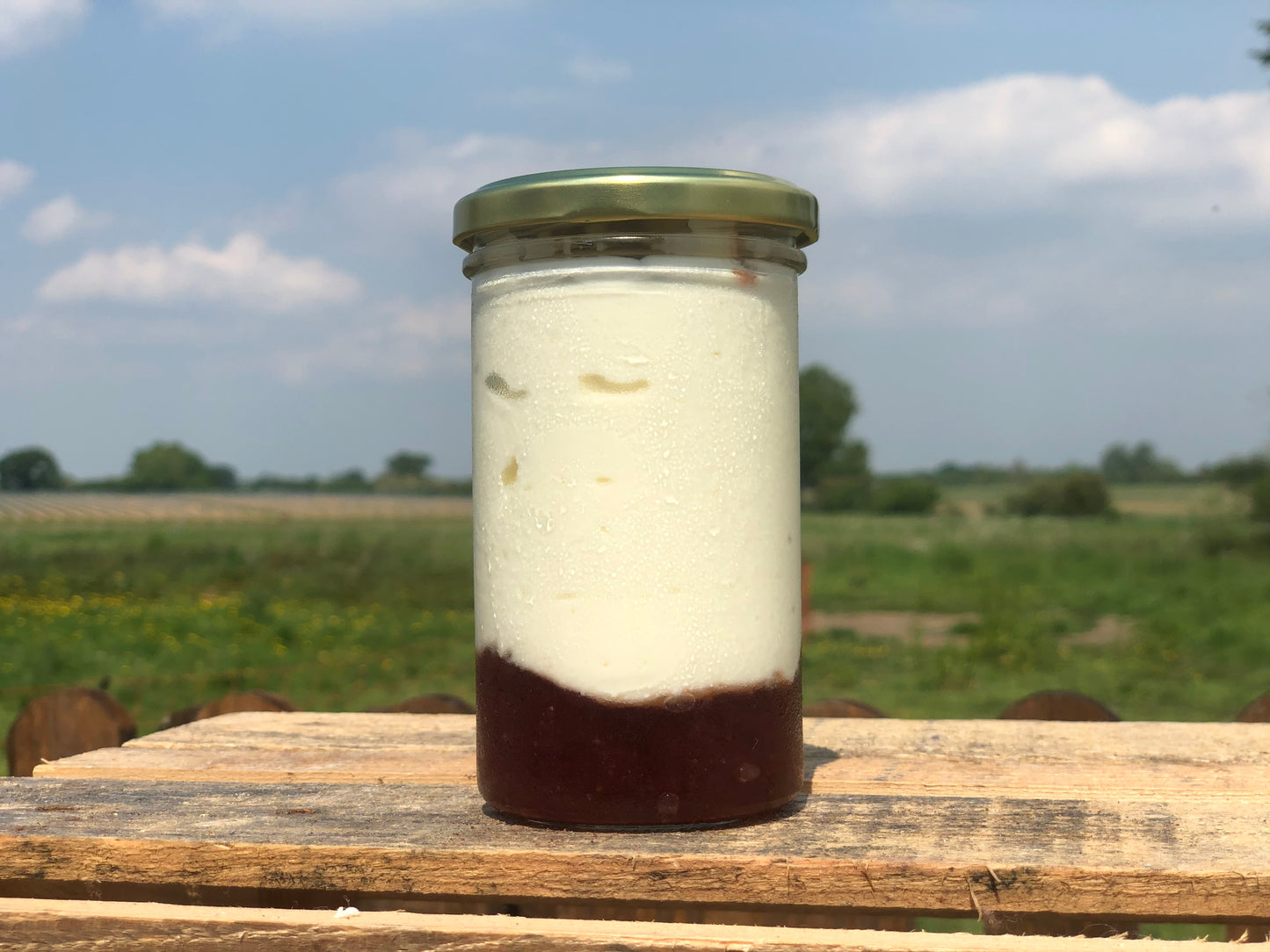 Skyr yoghurt with Norfolk Strawberry Jam