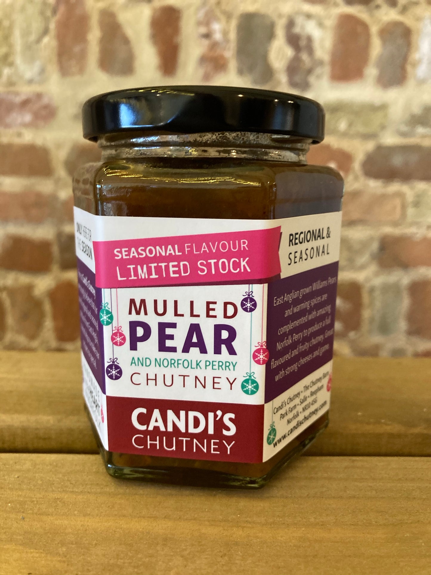 Candi's Chutney Mulled Pear and Norfolk Perry Chutney