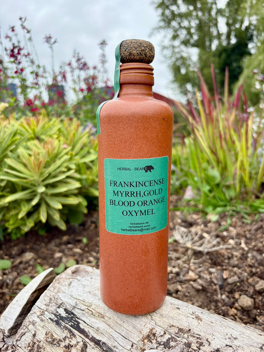 Blood Orange and Frankincense Oxymel