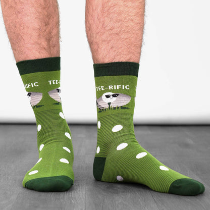 Sock Talk Green Teerific Golf Socks