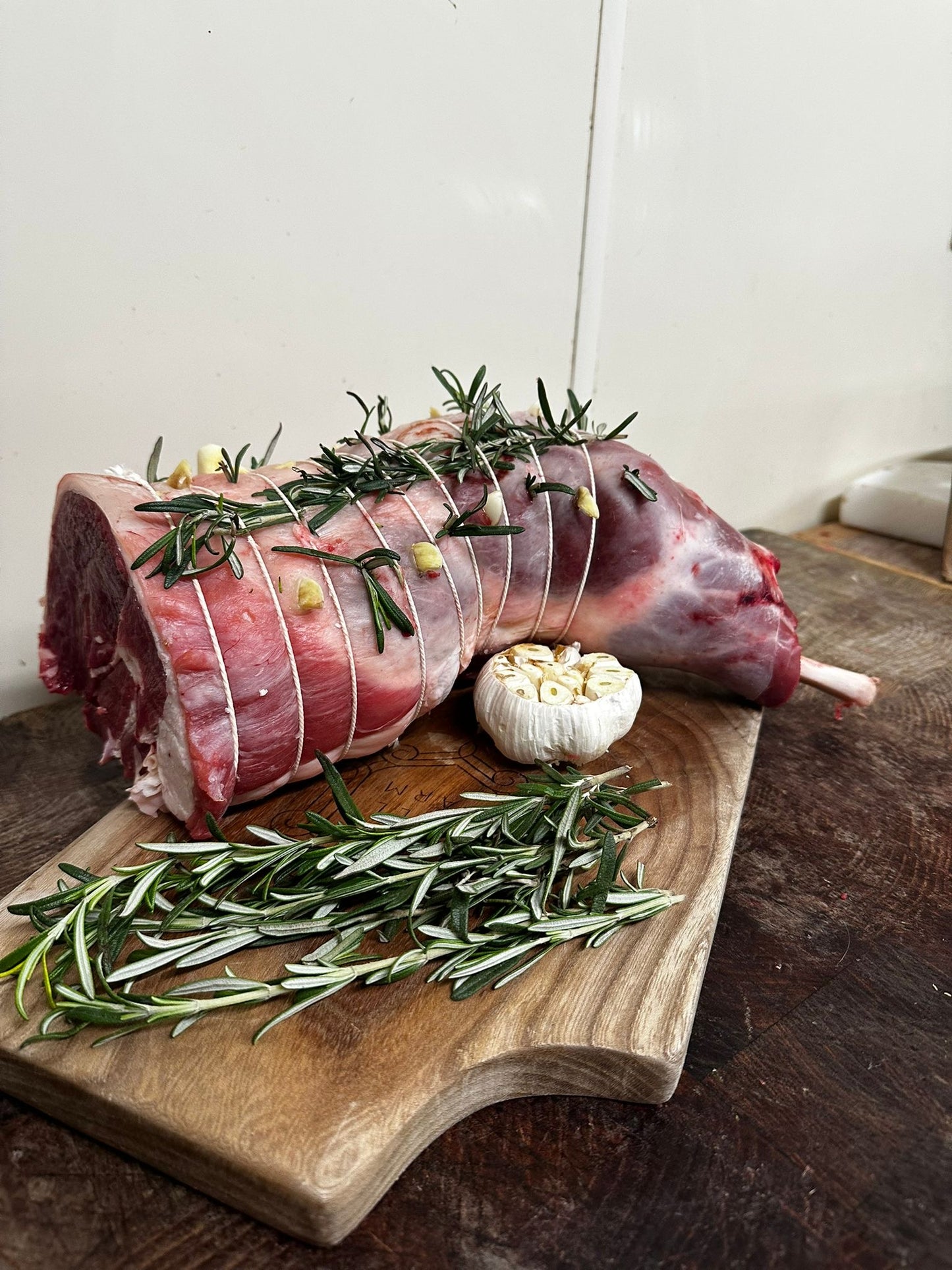 Leg of lamb - ready to roast!