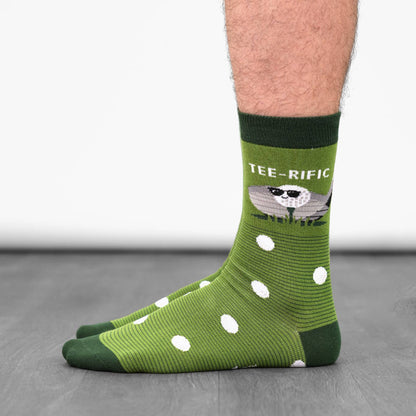 Sock Talk Green Teerific Golf Socks