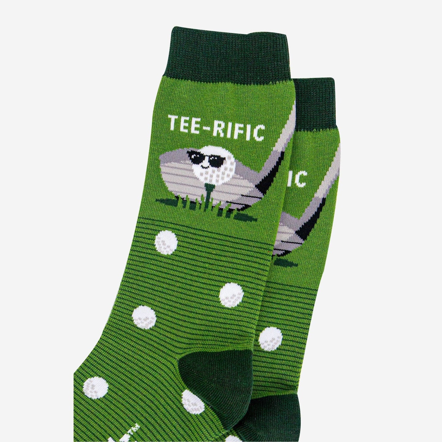 Sock Talk Green Teerific Golf Socks
