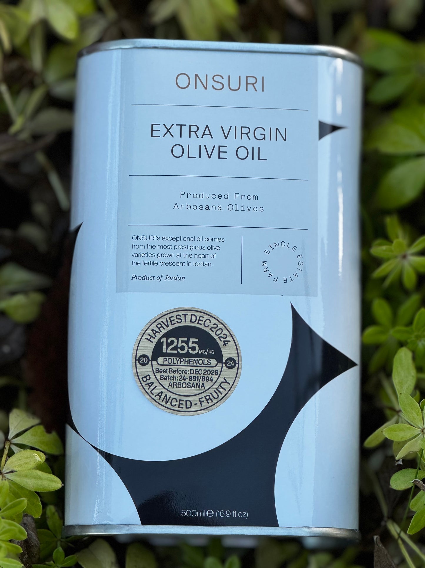 ONSURI Extra Virgin Olive Oil -Arbosana Olives