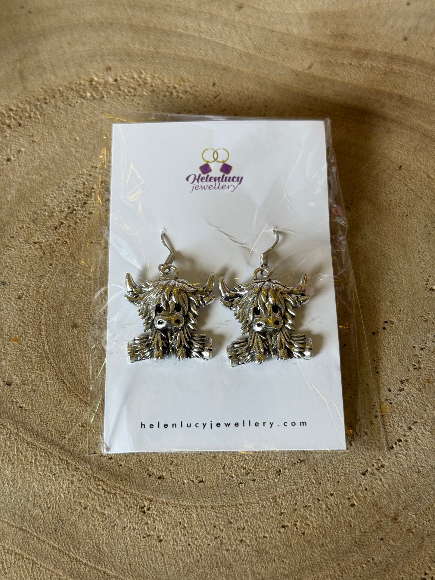 Highland Cow Earrings