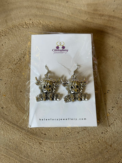 Highland Cow Earrings