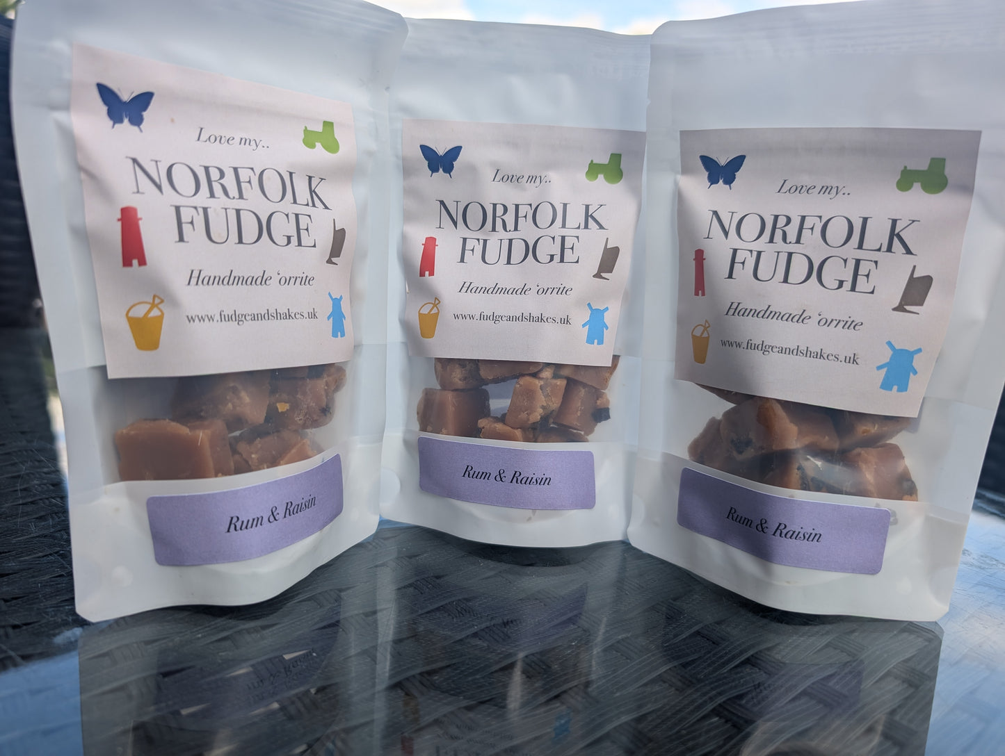 Love My Norfolk Fudge - Rum & Raisin