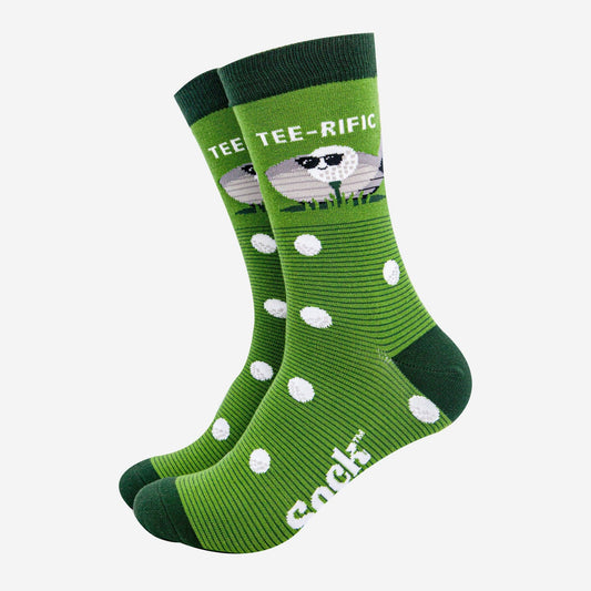 Sock Talk Green Teerific Golf Socks