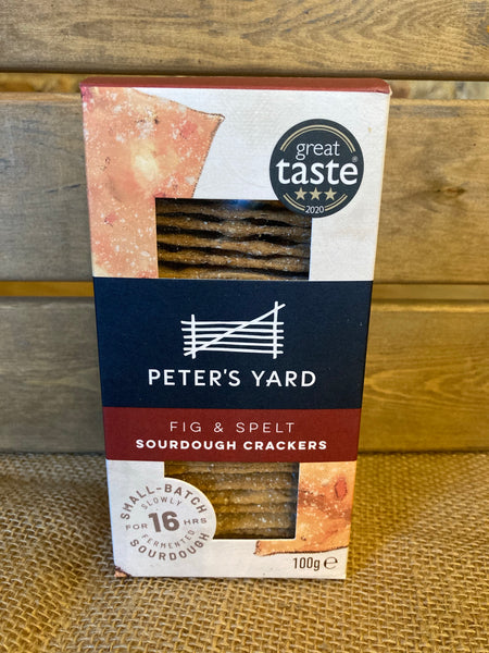Peter's Yard Fig and Spelt Sourdough Crackers
