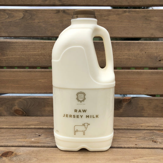 Raw A2 Jersey Milk 2L - Full Fat