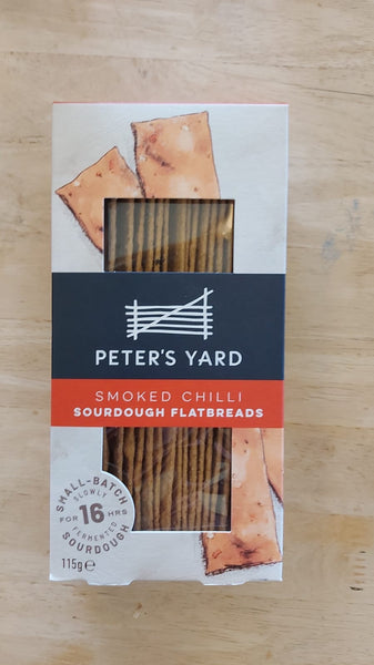Peters Yard Smoked Chilli Sourdough Flatbreads